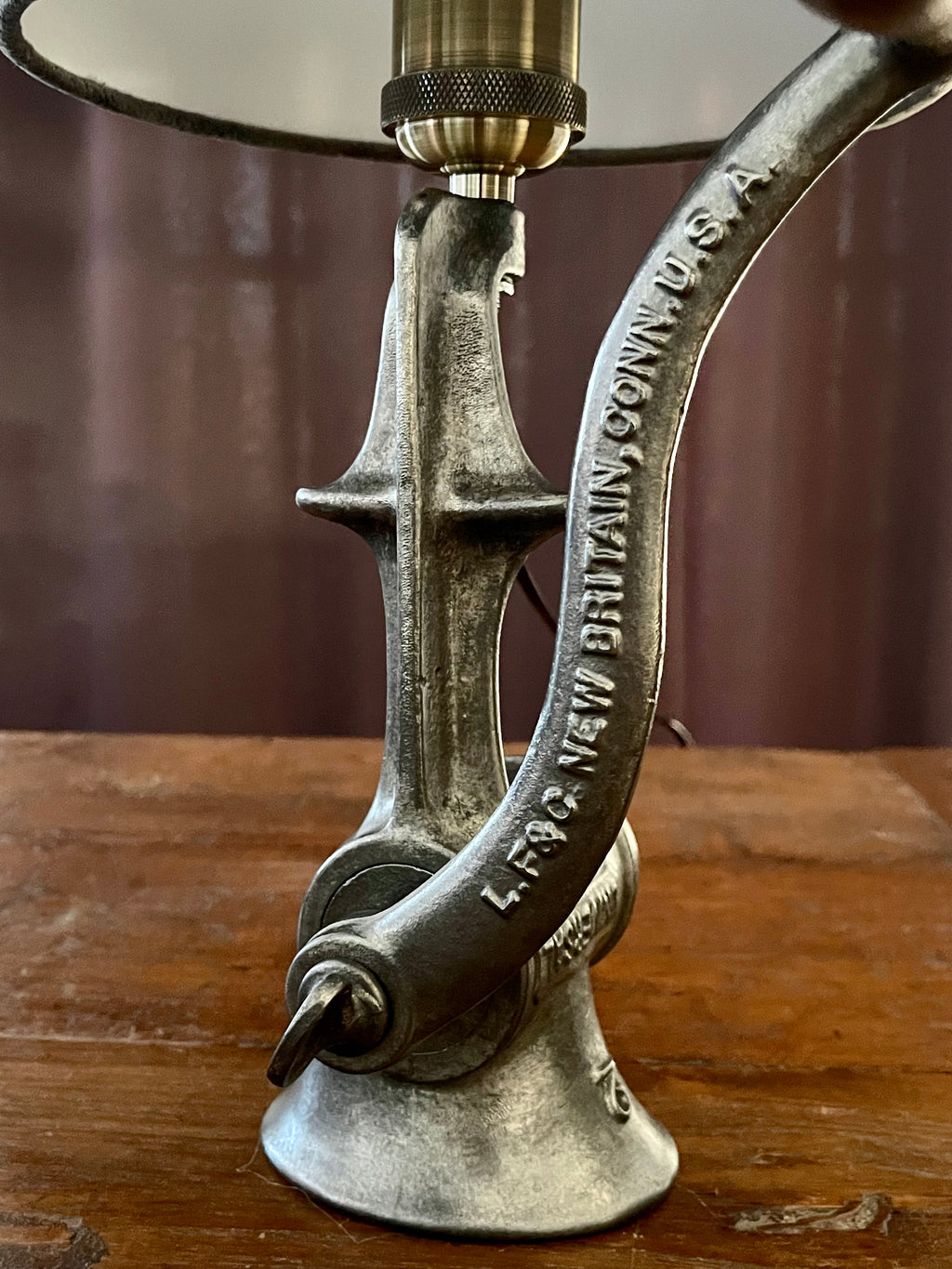 Lampe Industrielle Hachoir américain rare